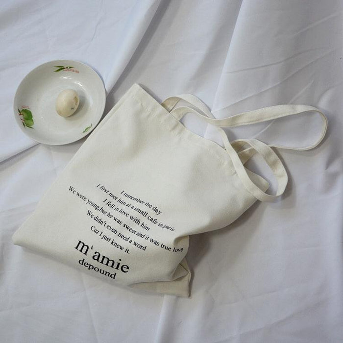 Stylish Personalized Cotton Tote Bag for Effortless Elegance