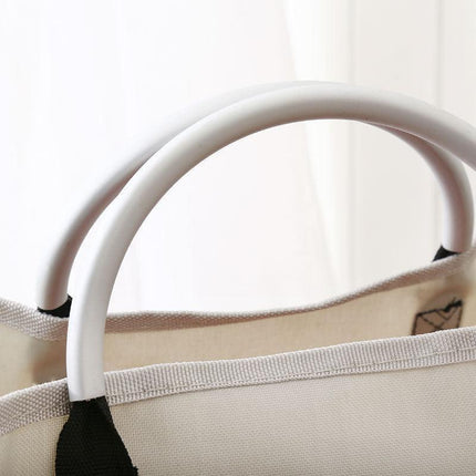 Versatile Space-Saving Laundry Basket with Convenient Carry Handles