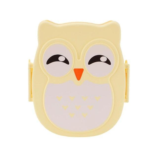 Fun Owl Design Leakproof Lunch Box for Eco-Friendly Meals