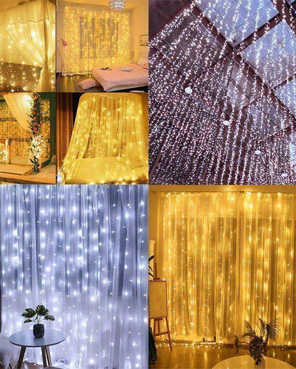 Enchanting LED Christmas Curtain Lights for a Festive Wonderland Decor
