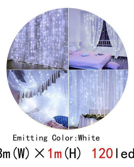 Enchanting LED Christmas Curtain Lights for a Festive Wonderland Decor