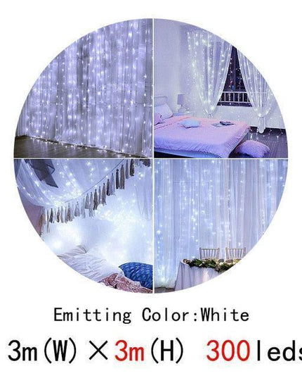 Enchanting LED Christmas Curtain Lights for a Festive Wonderland Decor