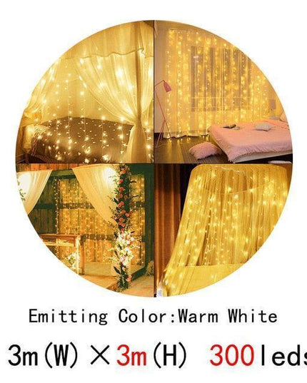 Enchanting LED Christmas Curtain Lights for a Festive Wonderland Decor