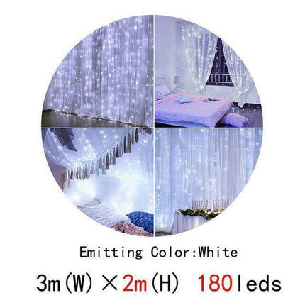 Enchanting LED Christmas Curtain Lights for a Festive Wonderland Decor