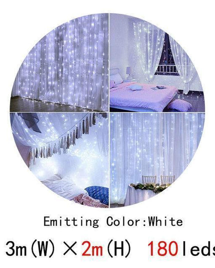 Enchanting LED Christmas Curtain Lights for a Festive Wonderland Decor