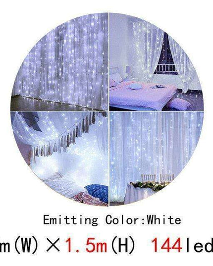 Enchanting LED Christmas Curtain Lights for a Festive Wonderland Decor