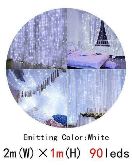 Enchanting LED Christmas Curtain Lights for a Festive Wonderland Decor