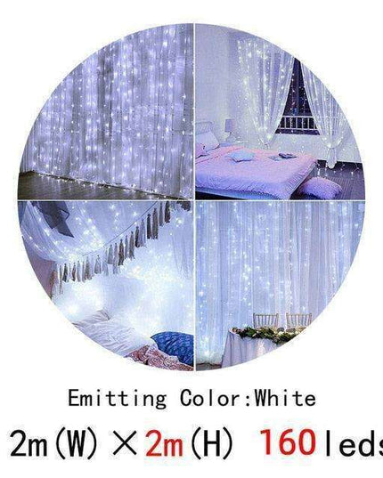 Enchanting LED Christmas Curtain Lights for a Festive Wonderland Decor