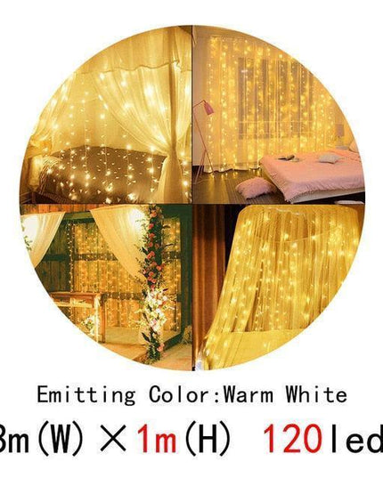 Enchanting LED Christmas Curtain Lights for a Festive Wonderland Decor