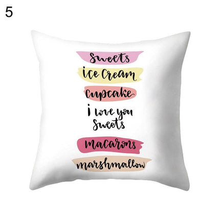 Dreamy Lettered Pillowcase - Chic Home Decor Accent