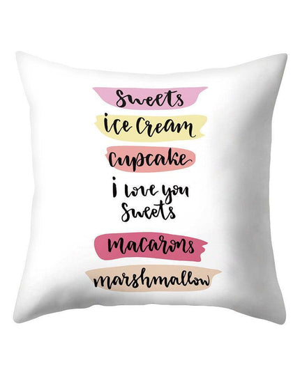 Dreamy Lettered Pillowcase - Chic Home Decor Accent