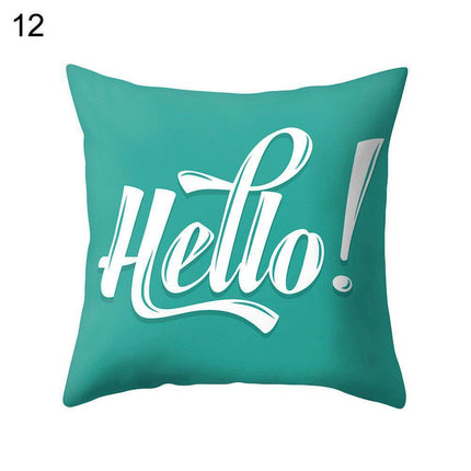 Dreamy Lettered Pillowcase - Chic Home Decor Accent