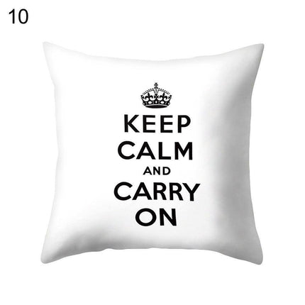 Dreamy Lettered Pillowcase - Chic Home Decor Accent