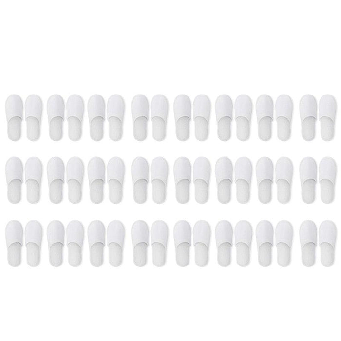 Lot of 24-Pairs Thin Disposable Slippers - Très Elite