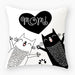 Luxurious Cat-Inspired Nursery Accent Pillowcase 45x45cm