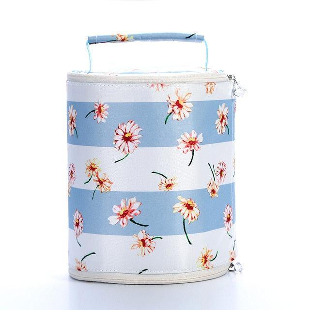 Stylish Waterproof Cotton and Linen Lunch Bag