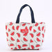 Chic Waterproof Cotton and Linen Lunch Tote for Fresh Meals