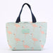 Chic Waterproof Cotton and Linen Lunch Tote - Stay Organized in Style