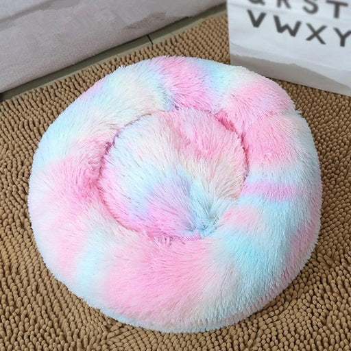 Cozy Haven Donut Pet Bed - Ultimate Relaxation for Dogs and Cats