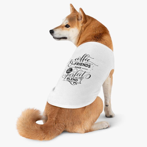 Elite House Coffee Lover Pet Tank Top for Stylish Pets