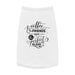 Maison d'Elite Coffee Lover Pet Tank Top: Stylish Comfort for Your Pet's Wardrobe