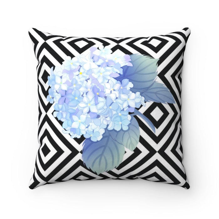 Elegant Hydrangea Reversible Decorative Pillowcase