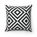 Luxury Reversible Decorative Pillowcase with Hydrangea Print