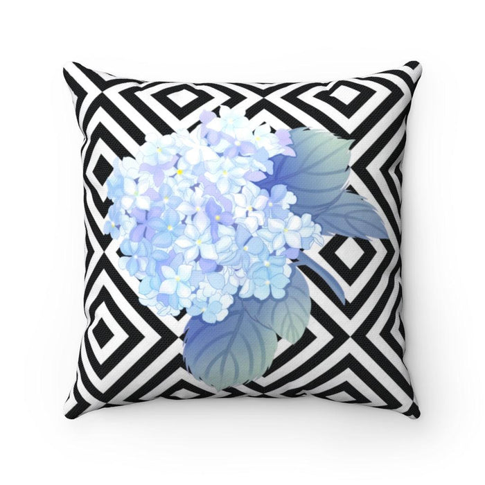 Elegant Hydrangea Reversible Decorative Pillowcase