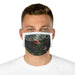European Jungle Chic Cotton Face Mask - Handcrafted Fashion Statement