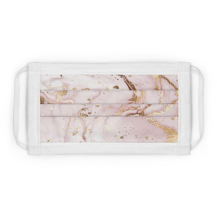 German Marble Design Cotton Face Mask - Handcrafted Luxury from Germany