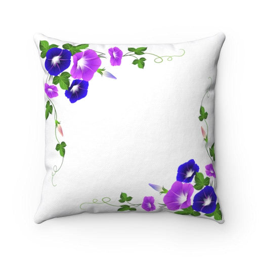Purple Flowers Dual-Pattern Luxury Pillowcase
