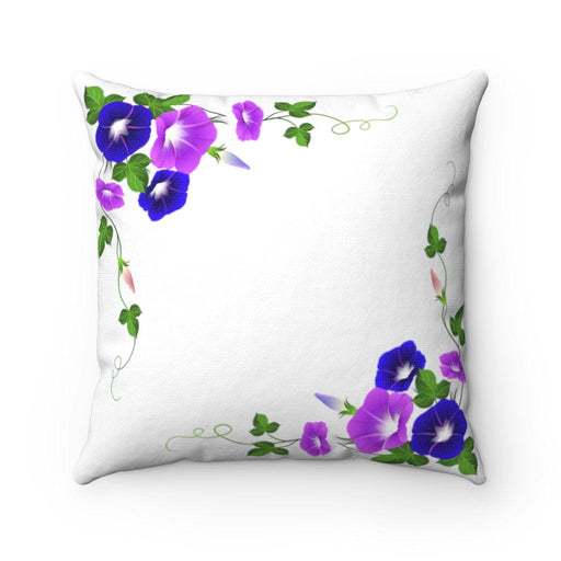 Purple Flowers Dual-Pattern Luxury Pillowcase