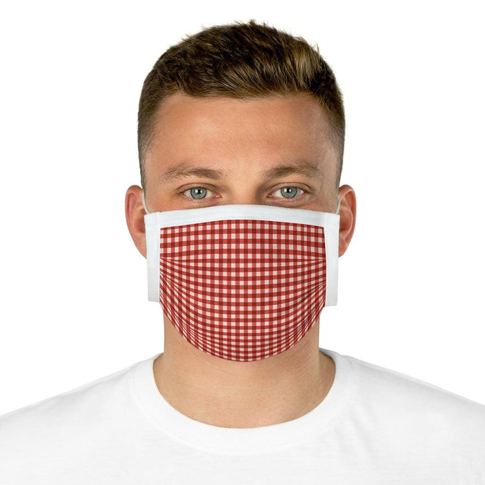 Elite Red Cotton Face Mask from Maison d'Élégance