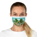 Exotic Oasis Cotton Face Mask with Tri-Fold Design