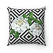 Reversible Decorative Pillowcase with Vibrant Viburnum Flowers