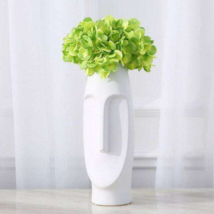 Artistic Male Face Sculptural Vases for Modern Decor