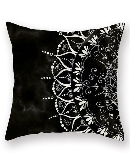 Chic Marble-Effect Cushion Cover for Contemporary Home and Office Styling