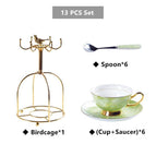 6Cups Birdcage Green