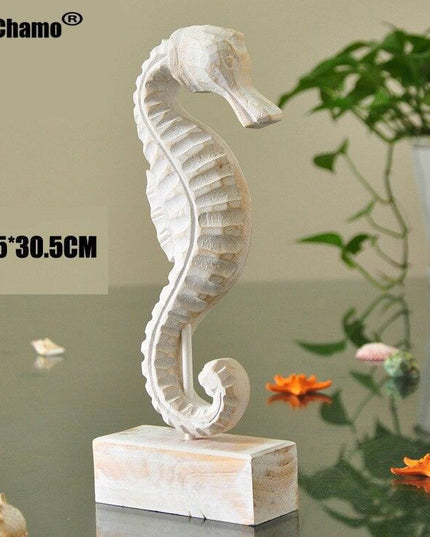 Mediterranean Elegance Starfish Wooden Wall Art Decor