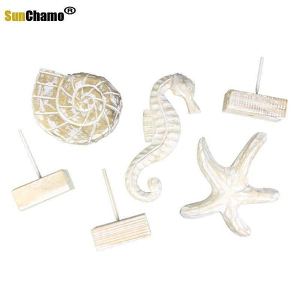 Mediterranean Elegance Starfish Wooden Wall Art Decor