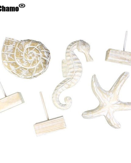 Mediterranean Elegance Starfish Wooden Wall Art Decor