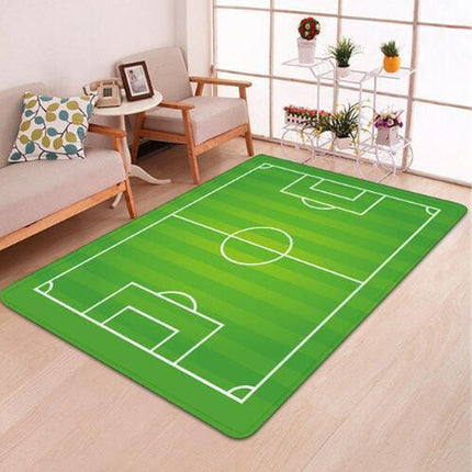Soccer Lover's Cozy Memory Foam Bedroom Mat