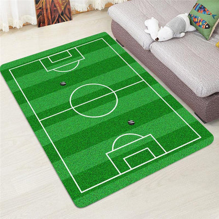 Soccer Lover's Cozy Memory Foam Bedroom Mat
