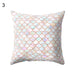 Luxurious Mermaid Fish Scale Cushion Cover for Home Décor