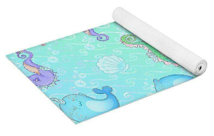 Customizable Mermaid Dream Luxury Yoga Mat - Tailored Foam Comfort