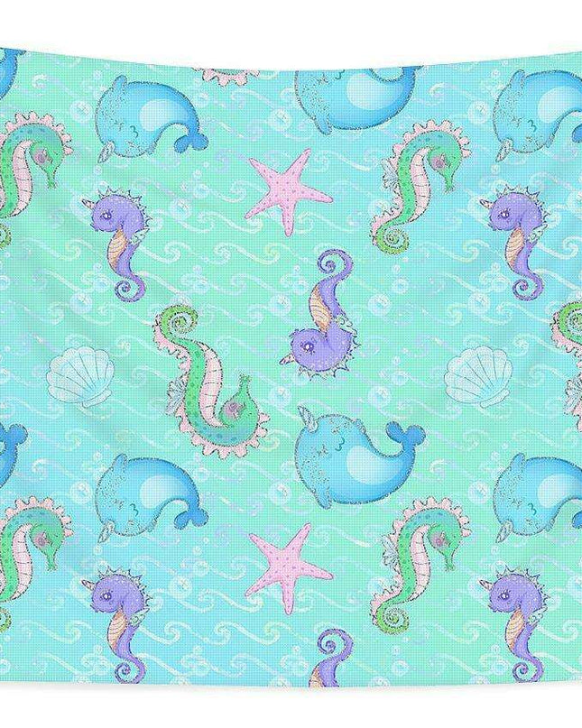 Underwater Serenity Wall Art Tapestry - Elevate Your Home with Oceanic Beauty