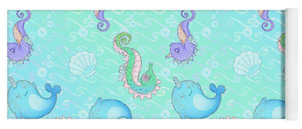 Customizable Mermaid Dream Luxury Yoga Mat - Tailored Foam Comfort
