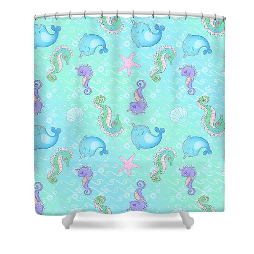 Mermaid Fantasy Underwater Paradise Shower Curtain