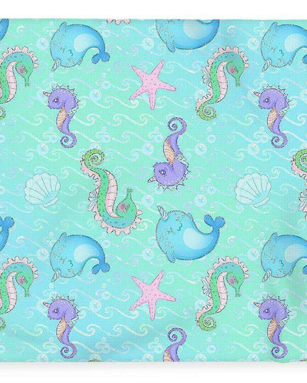 Mermaid Dreamscape Reversible Fleece Blanket