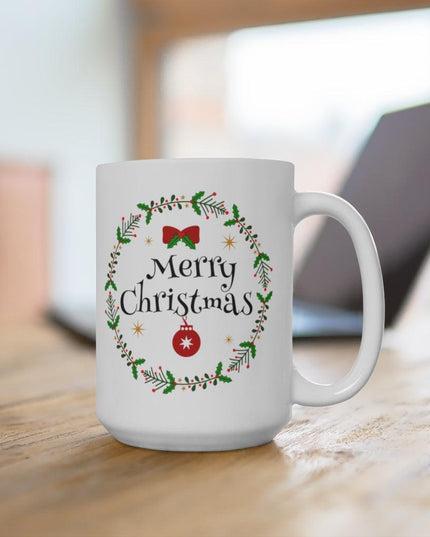 Holiday Cheer: Merry Christmas Ceramic Mug - Sip in Seasonal Joy